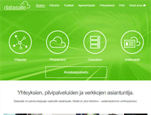 Tablet Screenshot of datasafe.fi